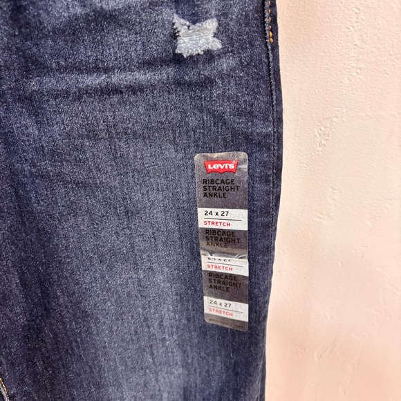 NWT Levi’s Women’s Ribcage Straight Ankle Jeans - Sz 24x27 - Picture 5 of 7